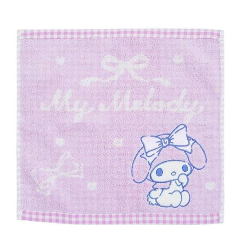 Sanrio My Melody Face Hand Towel Washcloth Japan Import 11.5”